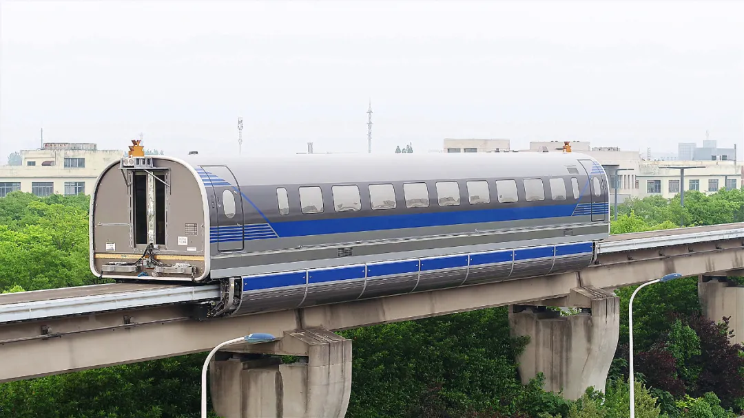 超級重磅！時速600公里高速磁浮試驗樣車成功試跑